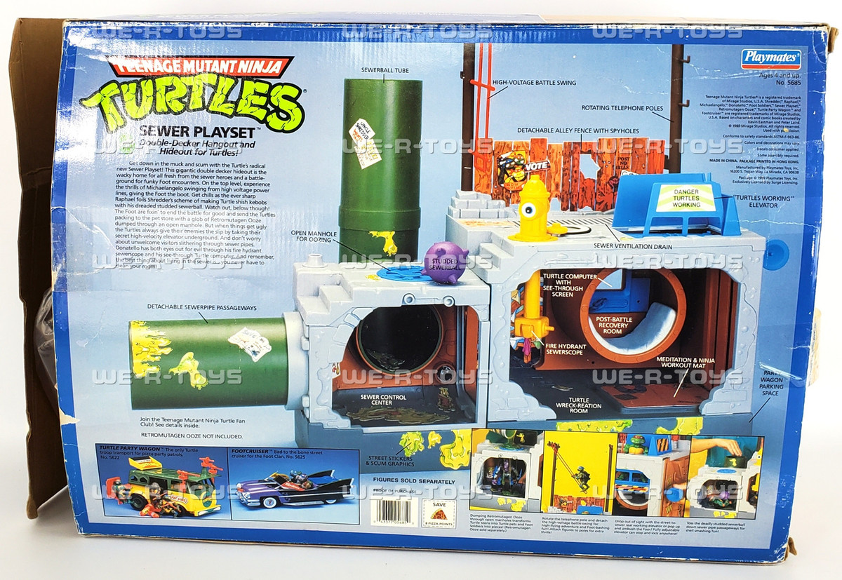 TMNT Sewer Playset Double Decker Hangout and Hideout for TMNT Sewer Playset Double Decker Hangout and Hideout for