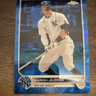 Topps 2022 Chrome Sapphire Aaron Judge New York Yankees #99 Baseball Card
