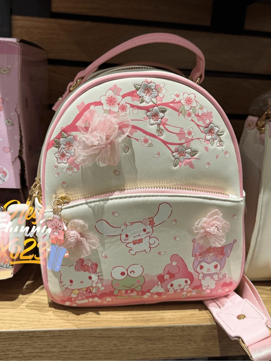 2011 Sanrio Hello Kitty Baby Pink Patent Mini Backpack Y2K Shiny Retired Rare Y2k rare hello kitty - Gem main image 4