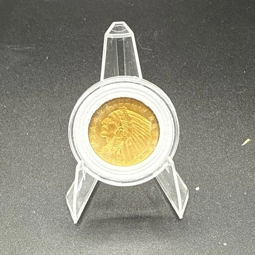 US 1908 D Gold $5 5 Dollars Indian Head Circulated in phenomenal condition. ￼