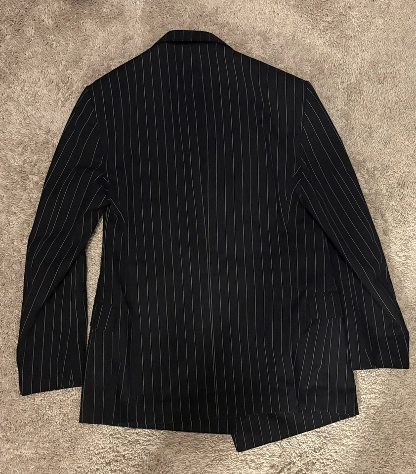 Chaqueta 3000 Ralph Lauren Etiqueta Púrpura Cottenlinen Doble Pecho 40R G2U Foto 4 de 4