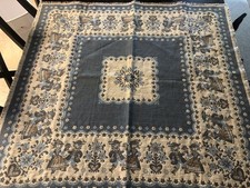 Made In Austria Cotton/Linen Table Cloth Covering Country Cottage some Stains