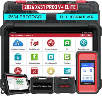2026 LAUNCH X431 PRO3S+ Elite PRO 5 Profi KFZ OBD2 Diagnosegerät ECU Coding TPMS