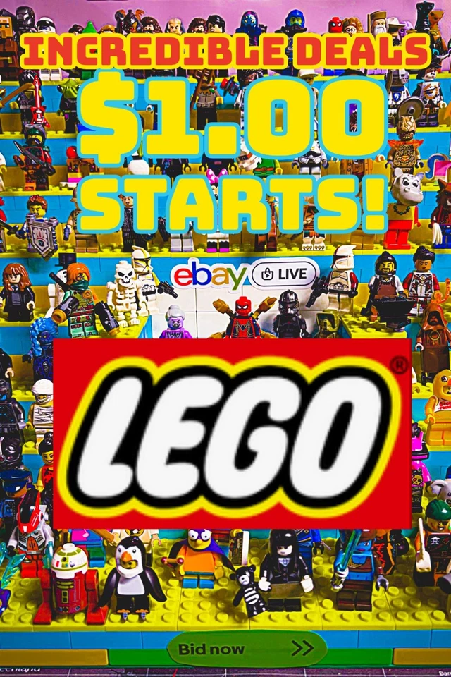 LEGO MINIFIGURE MANIA with $1.00 Starts AND RARE FINDS FOR EVERYONE