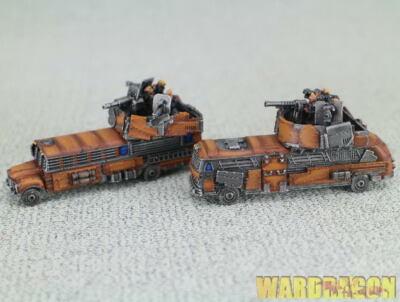 Hawk Wargames WDS painted Dropzone Commander Resistance Battlebus k45