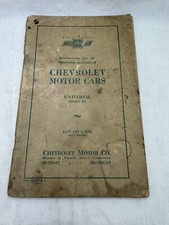 1930 Chevrolet Motor Cars Owners Manual Automotive Book First Edition