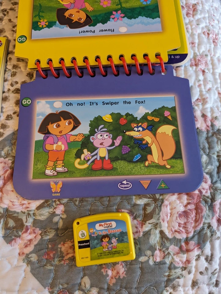 LeapFrog My First LeapPad Preschool -3 Flip Books &3 Cartridges. - Image 4 of 4