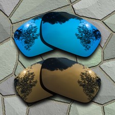 US Sky Blue Bronze Copper Lenses Replacement For-Oakley Fuel Cell Polarized