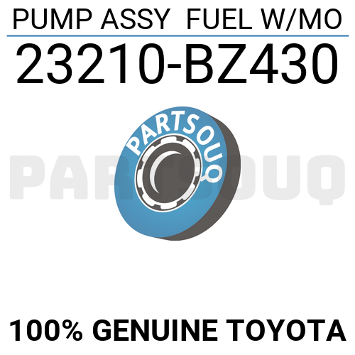 ぷっぷさん専用 PUMP ASSY, FUEL W/FI 23220BZ050 | Toyota Parts | PartSouq