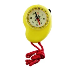 Skywalker 3-in-1 Compass with Flashlight & Lanyard (Yellow)