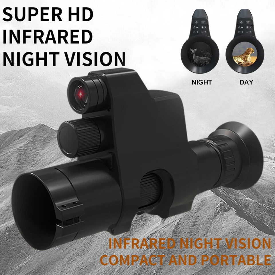 IR 850nm/940nm Nachtsichtgerät Jagd Nachtsicht Monokular Kamera Cross Cursor - Bild 2 von 4
