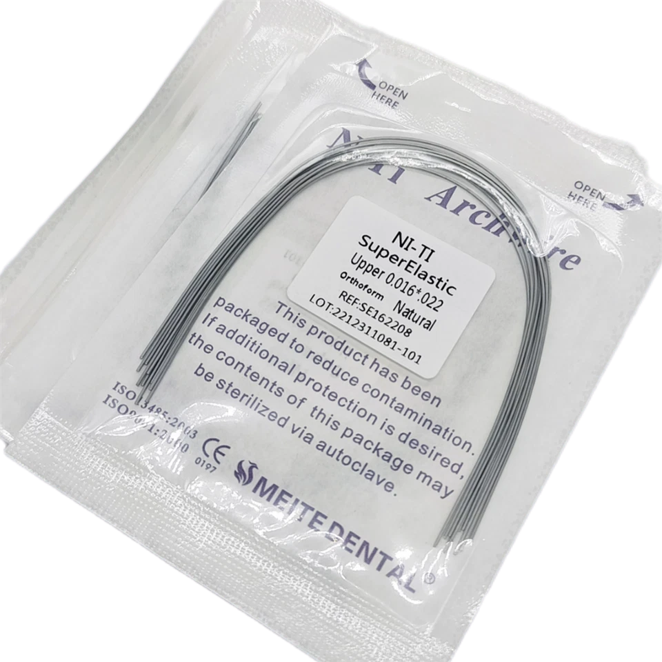 Dental Orthodontic Arch Wire Super Elastic Niti Round Rectangular Natural Form - Image 4 of 4