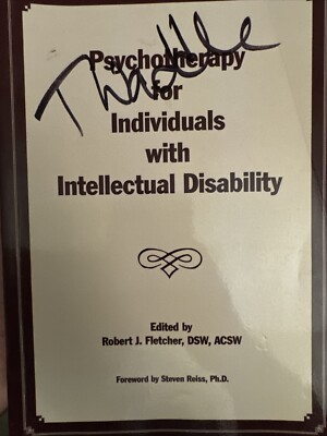 Psychotherapy for Individuals with Intellectual Disability by Robert J. Fletcher