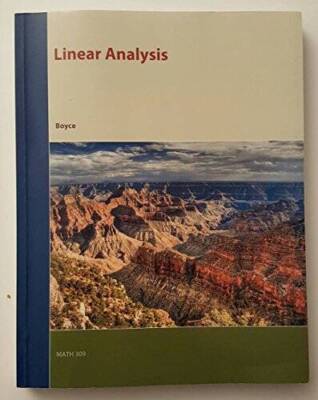 Linear Analysis: Elementary Differential Equations and Boundary Valu - VERY GOOD