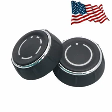 2Pcs Volume Control Knob RH+LH Front For Porsche Cayenne Macan Boxster 2011-2016