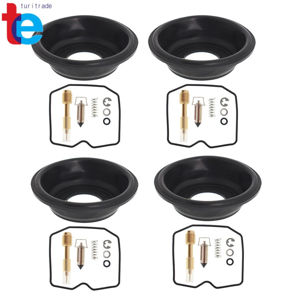 4X Carburetor Carb Repair Kit Diaphragms for Kawasaki Ninja 750R