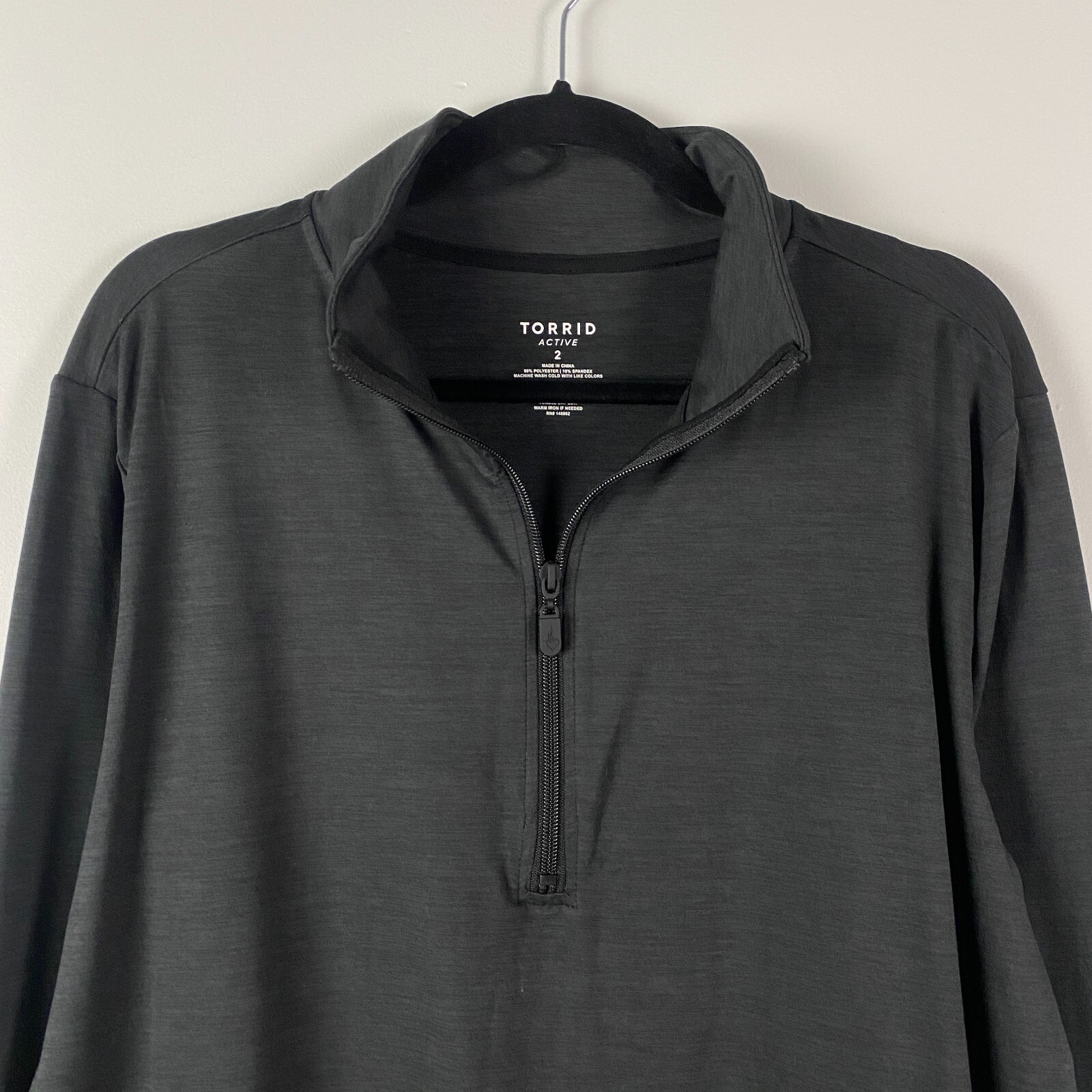 Torrid Super Soft Performance Jersey Half Zip Pul… - image 2