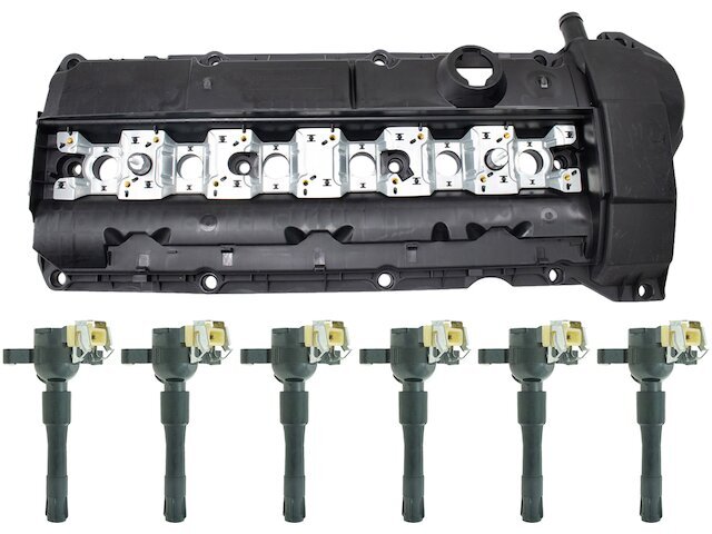 TRQ Ignition Coil and Valve Cover Kit fits BMW 525i 2001-2002 75STQG