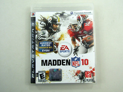 Madden NFL 10 PS3 Video Game EA Sports NFL Players CIB Complete PlayStation 3