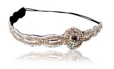 Rhinestone Silver Headband and Look Sheet on All the Different Ways to Wear