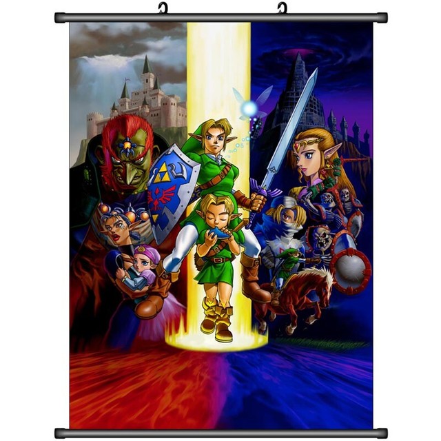 Anime The Legend of Zelda Home Decor Wall Scroll Decorate Poster