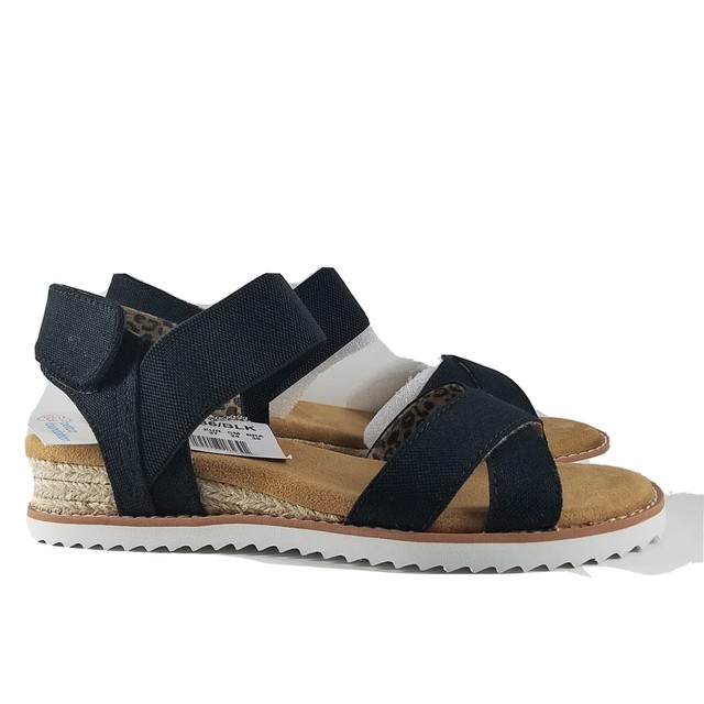 skechers women's bobs desert kiss secret picnic sandals