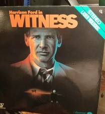 WITNESS Laserdisc Harrison Ford , Kelley McGuiness