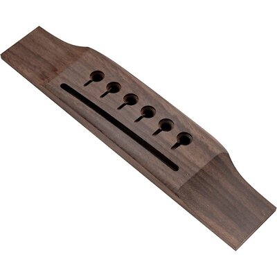 Acoustic Guitar Bridge Rosewood Saddle 6-String Thru Martin Style