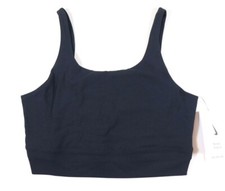 Image of NIKE YOGA LUXE INFINALON DRI FIT CROP TANK TOP - BLACK CV0576-010 WOMEN XS M
