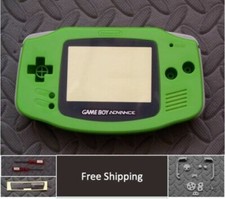 GBA Nintendo Game Boy Advance Replacement Housing Shell Screen Lime Green USA 