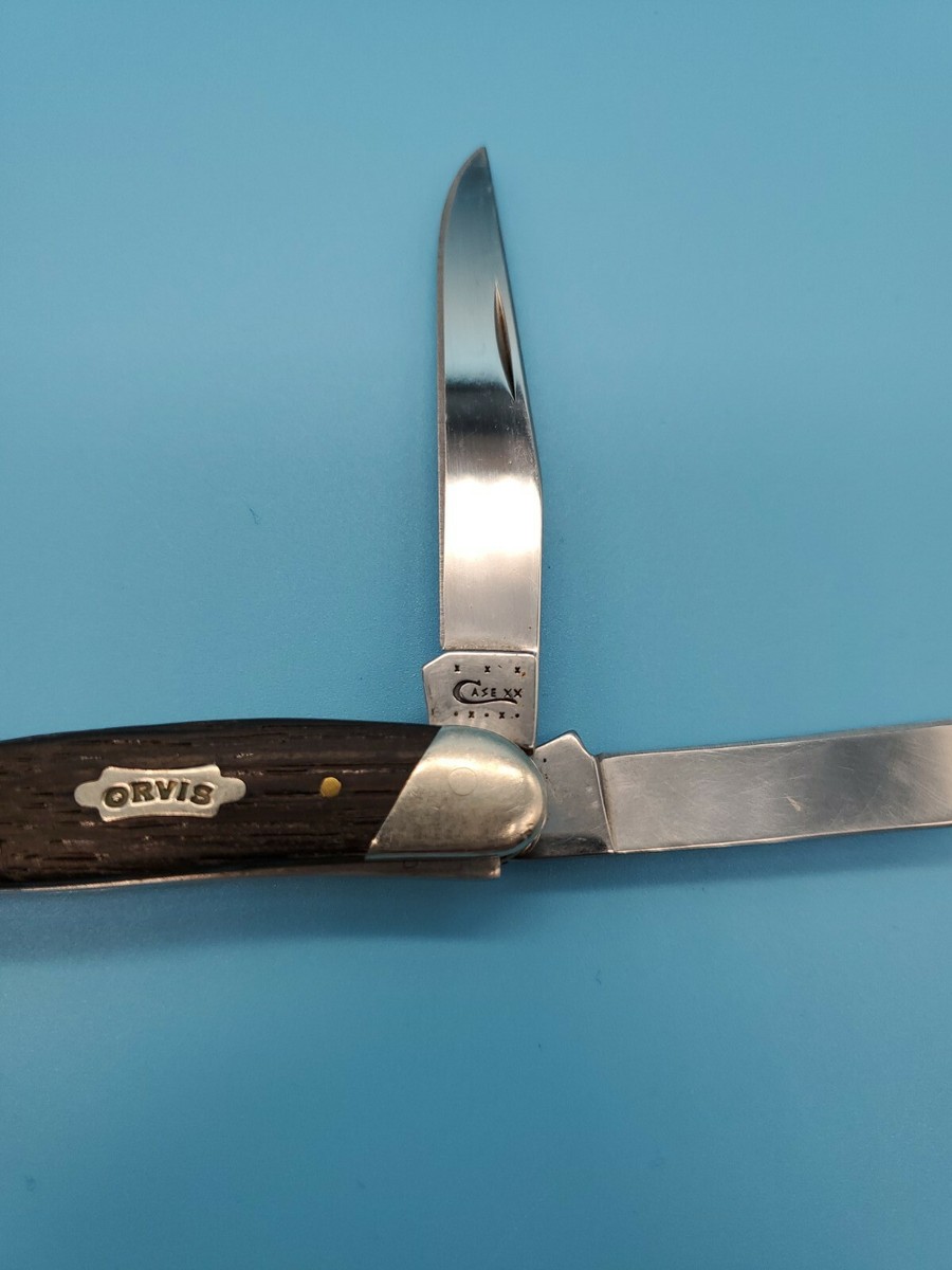 CASE XX 7318SS Pocket Knife dated 2012 - 3 Plain Blade - Orvis
