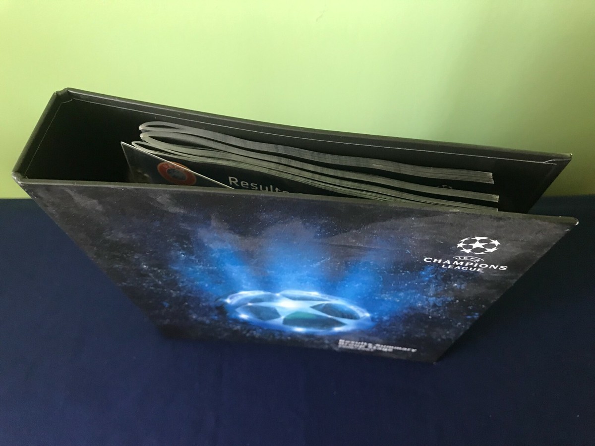 UEFA Champions League 2006/07 Official Results - UNUSED ! Not for public sale ! UEFA Champions League 2006/07 Official Results - UNUSED ! Not for public sale !