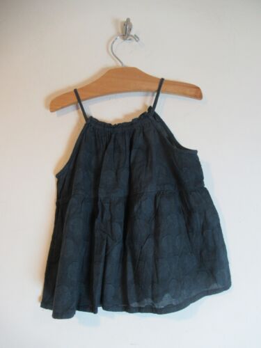 Bonpoint sleeveless blouse ๐ girls Size 4 polka dot - Picture 2 of 5