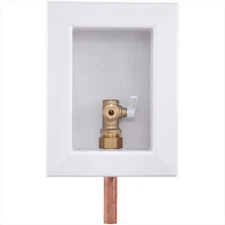 HR-IM-M-0 2 Inch CTS x 1/4 Inch Compression Connection Ice Maker Outlet Box P...