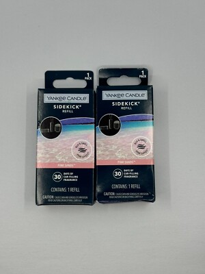 Yankee Candle Sidekick Refills X2 Pink Sands Car Air Vent/Visor Clip, Pendant