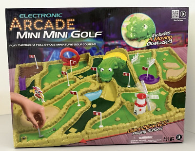 ELECTRONIC ARCADE MIN MINI GOLF GAME - Giant 26'' x 16.5''