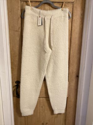 Mer Sea Chalet Jogger Après Ski Pants Size Large White 