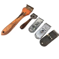 Red Devil RS-23, Accuracy Warner Tools Pat No 1708905 and Assorted Scrapers 5 Pc