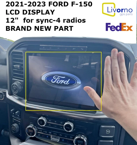 NEW 21-23 FORD F-150 12" LCD DISPLAY REPLACEMENT PART FOR SYNC-4