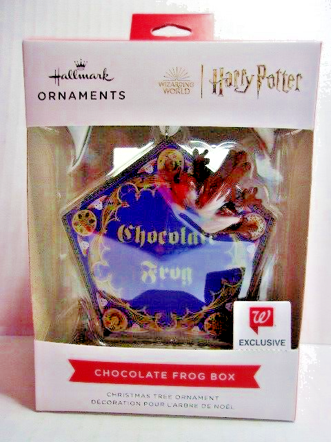 Hallmark 2023 Harry Potter Chocolate Frog Box Christmas Ornament Walgreen's