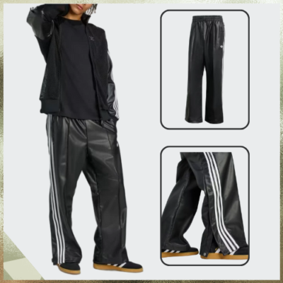 adidas x Jeremy Scott JY2015 Faux Leather Wide Pants [Japan size