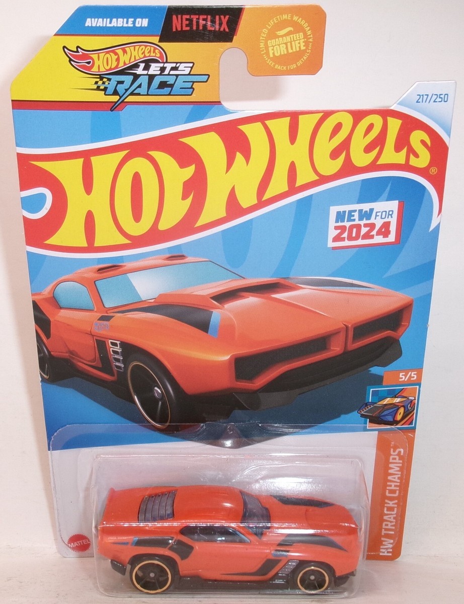2024 HOT WHEELS 1:64 HW TRACK CHAMPS 5/5 ORANGE RAVENGER S/T #217