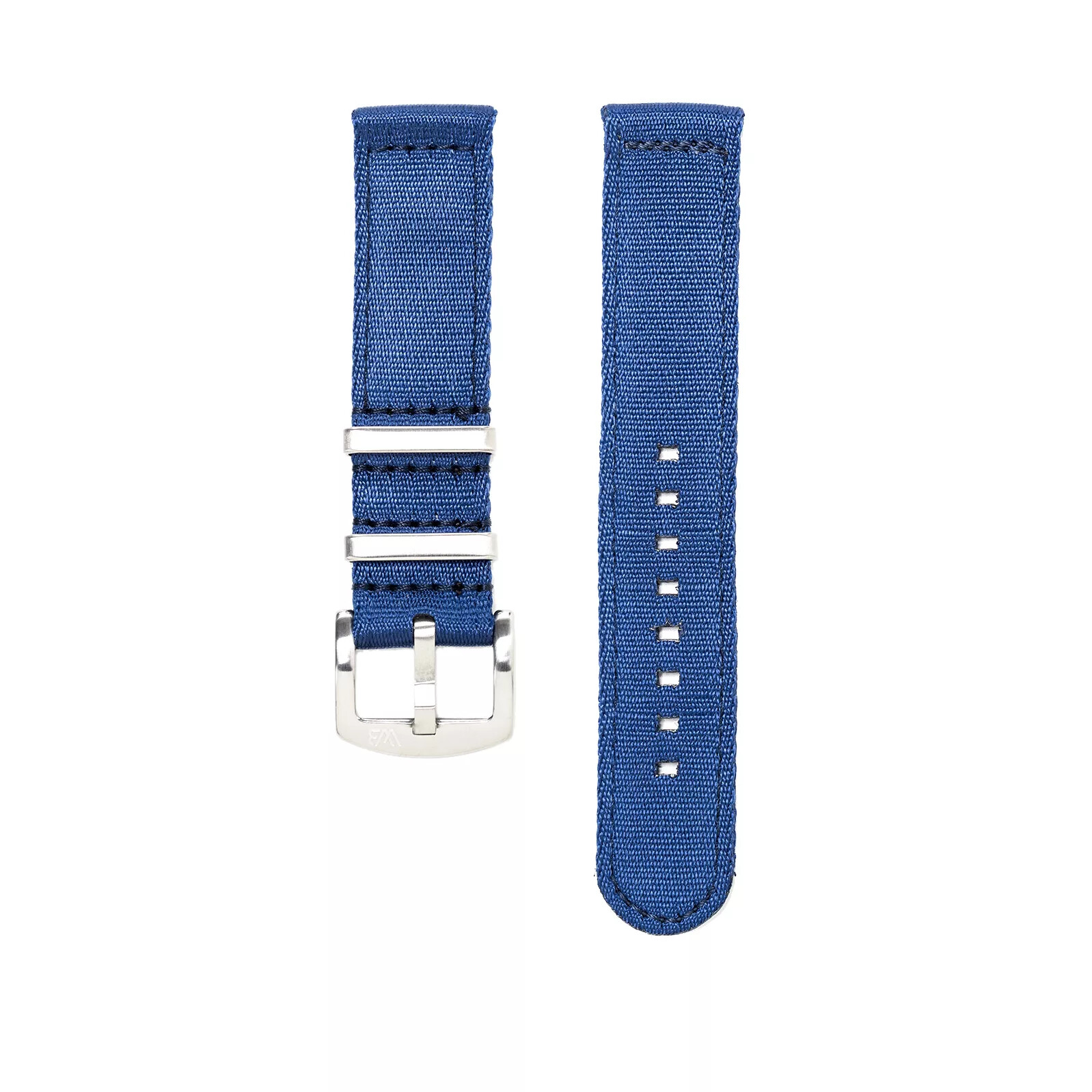 Watch Strap Military, two-part Military Nylon Blue by WB Original