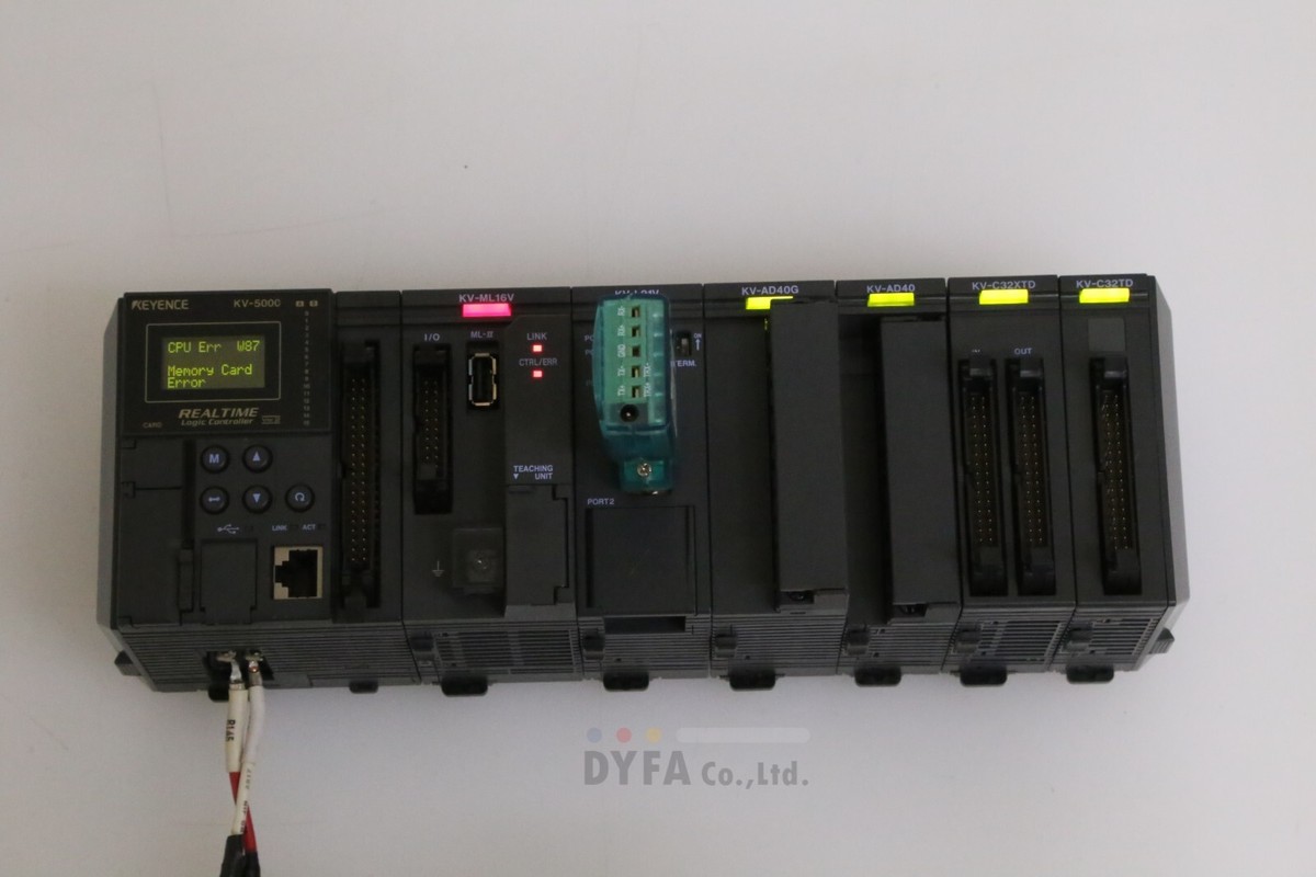 その他 KV-5000 KEYENCE PLC USED KV-5000 Ver.2.0 CPU MODULE PLC-I-1131=9T35 | eBay