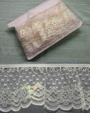 Gathered Lace Cream Crystal 2231 x 5 mts