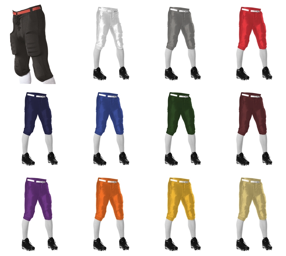 Alleson Athletic Capri 675NF Football Pants – Unisex Adult Medium, Durable Team Practice & Game Wear - View #3