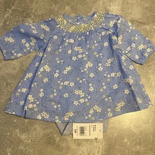 Mothercare Baby Girl Romper Style Top New with Tags Newborn First Size 10lbs