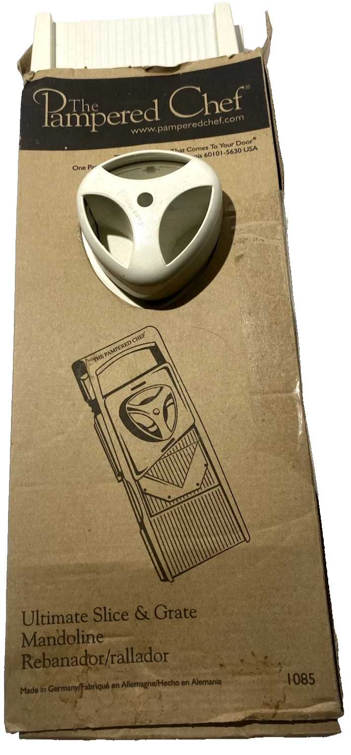 The Pampered Chef Ultimate Slice & Grate Mandolin #1085 New Open Box