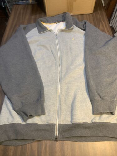 Nautica Super Soft Full Zip Sweatshirt Mens Size 3