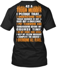 TOUGH MUDDER TO ORDER T-Shirt Made in the USA Size S to 5XL